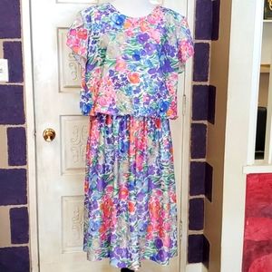 Vintage floral dress